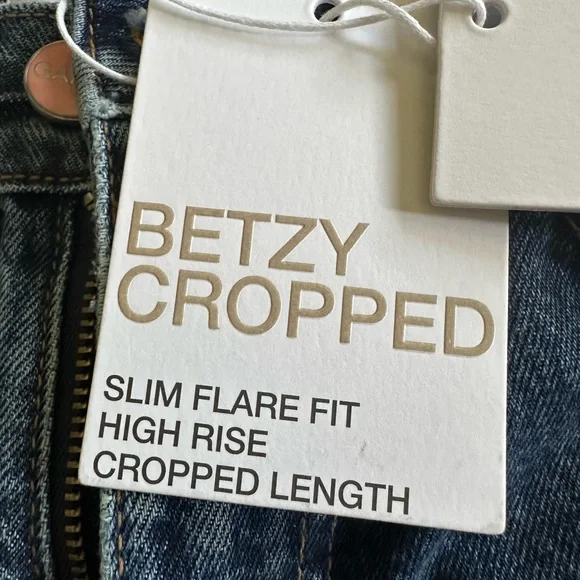 Ganni Blue Flare Women's Jeans - Picture 7 of 10